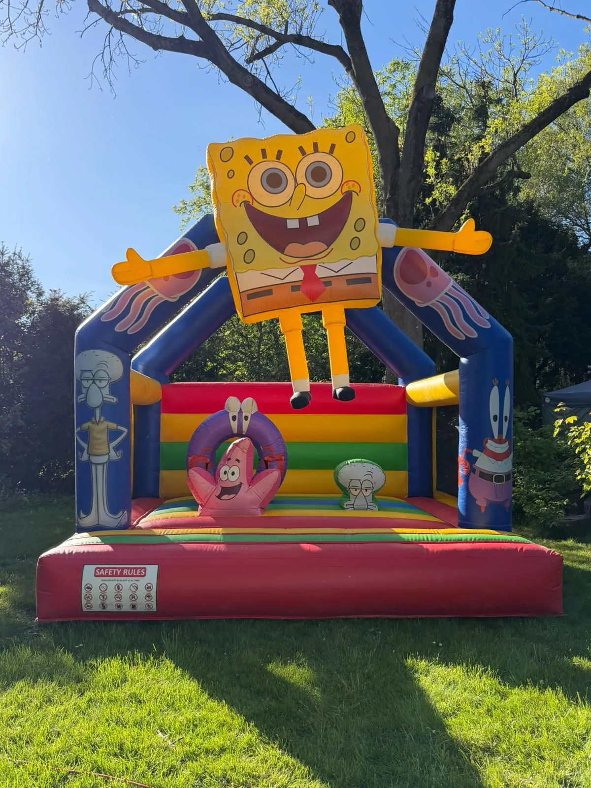 Hüpfburg Spongebob XXL